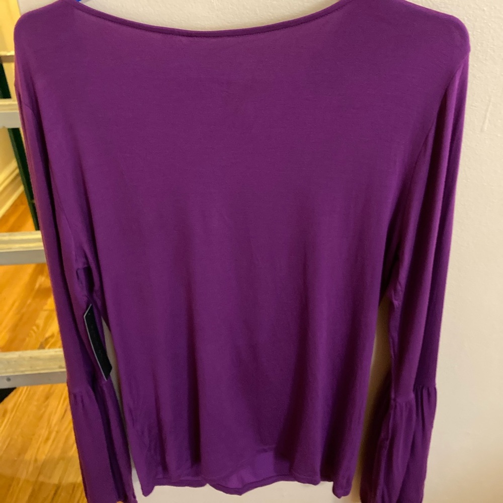 Elie Tahari MASON KNIT TOP NWT!!Magenta SZ L - Picture 6 of 11